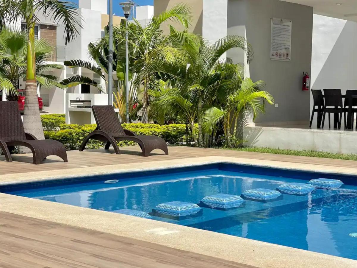 Casa Familiar Cerca De La Playa Con Terraza Privada Villa Cancun Exterior photo